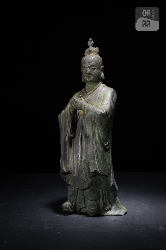 明 铜紫阳真人像 - 图2